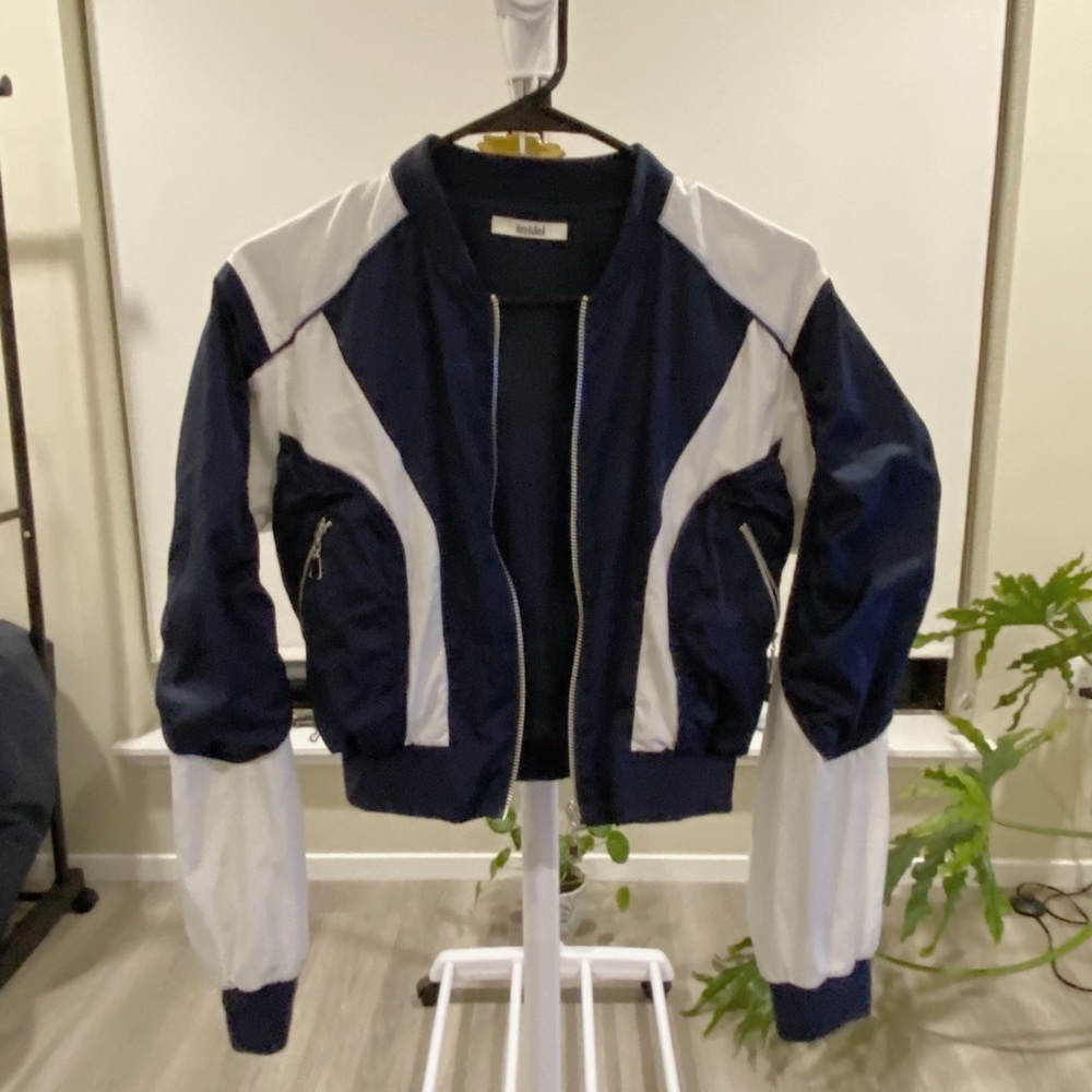 Cute cropped track top